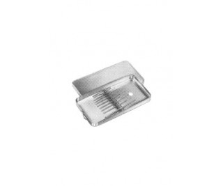 Box with support for needle electrodes